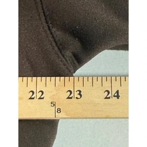 Wrangler Sherpa Lined Hooded Jacket Brown Fleece Lined Zip Up Workwear Size M - Picture 9 of 11